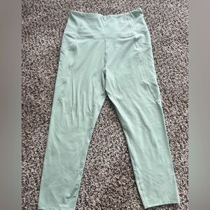 High-Waisted Sage Green Leggings